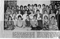 Women of the Analy High School Class of 1951 reunion in July 1976