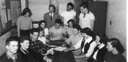 Analy High School Azalea Yearbook photo of Student Council Spring, 1953