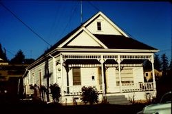 Queen Anne cottage built in 1898 at 718 Litchfield Avenue, Sebastopol, 1976