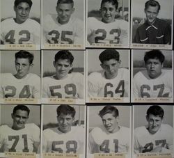 Analy High School football, fall 1952