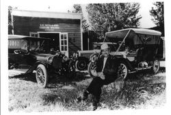 George Smith in Georgetown, north of Sebastopol, 1980s