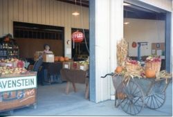 Hallberg apple farm fruit stand located at 2500 Gravenstein Highway North (Highway 116) , Sebastopol, California