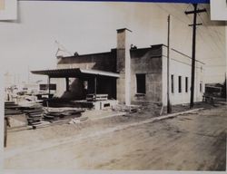 Back view of the completed shell of the Sebastopol Post Office, 1935