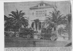 Original Masonic Hall at the corner of North Main and Wallace Street in Sebastopol as it looked in 1930