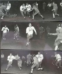 Analy High School football team of 1951s practice game with Santa Rosa