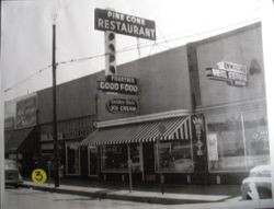 Pine Cone Restaurant at 162 North Main Street, 1950s