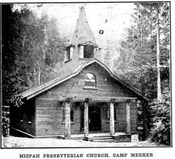 Mizpah Presbyterian Church at Camp Meeker California near the Russian River