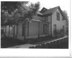 Circa 1905 Greek Revival house in the Calder Addition, at 7149 Calder Avenue, Sebastopol, California, 1993