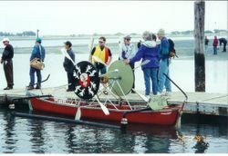 Whale Ship Road float at the Fisherman's Festival in Bodega Bay, 1997