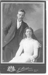 John Francis and Retta (Henrietta) Craig Brians wedding photo,1898
