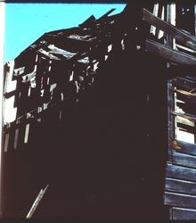 Remains of an apple dryer (evaporator) on Occidental Road near Barlow Lane in west Sonoma County