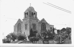 Methodist Episcopal Church, located at the intersection of Healdsburg Avenue and Main Street Sebastopol, California, about 1915