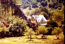 House at 31510 California Highway 128, north of Cloverdale, California, 1970s