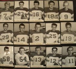 Analy High School Tigers football, 1953--individual photos