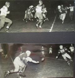 Analy High School football, fall, 1951--a night game with Napa