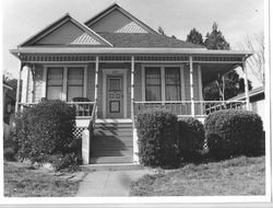 1895 Queen Anne cottage in the Calder Addition, at 476 South Main Street, Sebastopol, California, 1993