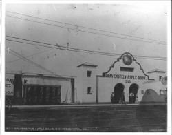 1913 Gravenstein Apple Show entrance on Main Street, Sebastopol