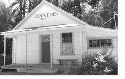 Jonive Grammar School, built in 1885 on property belonging to Jasper O'Farrell on part of what had been the Canada de Jonive land grant