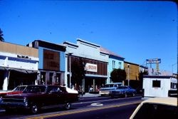 Downtown Sebastopol, California, on the 100 block of North Main Street, July 1976