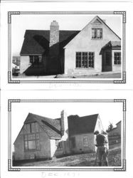 Bunni Myers' house in the final stages of construction at Palm and Vine Streets in Sebastopol, California, 1931