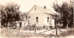 West Sonoma County wood-framed house, late 1800s or early 1900s