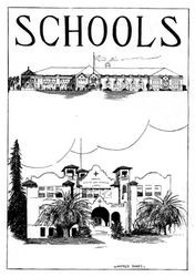 Drawing of Analy on the title page of the 1931 yearbook "Azalea"