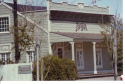 Storefront for the "The Jeweler" in Duncans Mills, California, about 1983