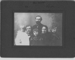 Mount Smith, father of Ed Smith, young Alma, Ed Smith, Annie, Rhoda K. Smith and Amelia