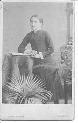 Rhoda Kingwell Smith At age 14 in 1885 at Plymouth, England
