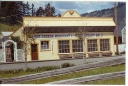 Cheese Merchant restaurant and deli building, Duncans Mills, California