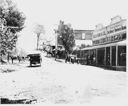 Forestville, looking down Main Sreet, 1912