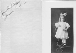 Bunni Cornelia E. Myers as a child of three and a half