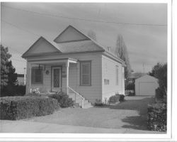 1895 Queen Anne cottage house in the Wightman Addition, at 733 Litchfield Avenue, Sebastopol, California, 1993