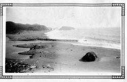 Jenner Jetty near Bodega Bay, about 1930