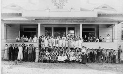 Oak Grove School, Graton in January 1911