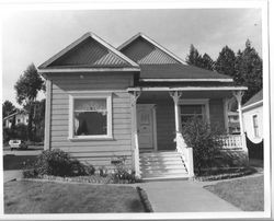 Queen Anne cottage built in the Calder Addition, at 486 South Main Street, Sebastopol, California, 1993