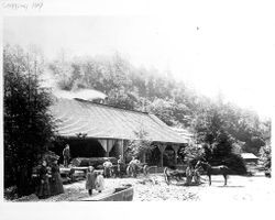 Ben Joy Mill on Tannery Creek, Bodega, 1907