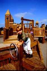 Children at play at Libby Park in Sebastopol