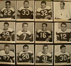 Analy High School Tigers football, 1953--individual photos