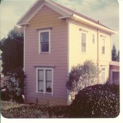 Greek Revival house at 191 High Street built about 1880, photographed about 1970s