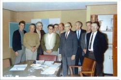 Board of Directors of SAGU (Sebastopol Apple Growers Union), June, 1967 inside office