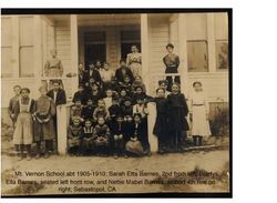 Mt Vernon School class 1910-15