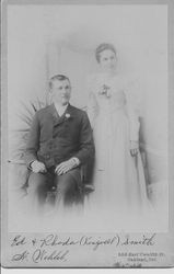 Ed and Rhoda Kingwell Smith, possibly wedding portrait (1893)