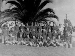 1925 Analy Union High School football team picture taken for the yearbook