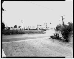 Parkside Elementary School from Bodega Avenue, Sebastopol, California, about 1935