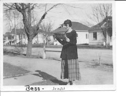 Bess (Bessie D.) Jonas, about 1917 or 1918