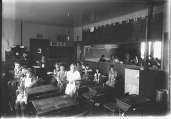 Unidentified two-room school, 1920s
