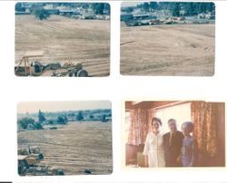 New Palm Drive Hospital construction, about 1974--land being cleared and leveled