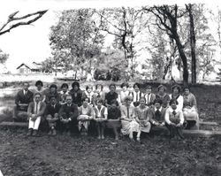 Analy Union High School 1925 yearbook photo of the Art Club