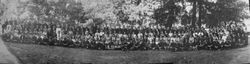 Panorama of Analy High School Class of 1919, taken October 30, 1919